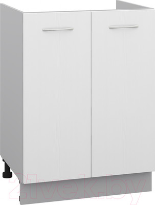 Шкаф под мойку Кортекс-мебель Корнелия Лира НШ60м (белый)