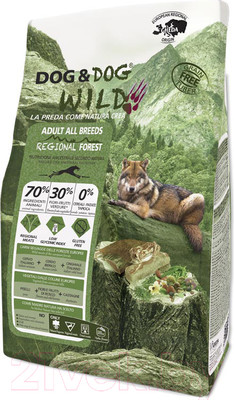 Сухой корм для собак Gheda Petfood Dog&Dog Wild Regional Forest со свининой, кабаном и оленем (12кг)