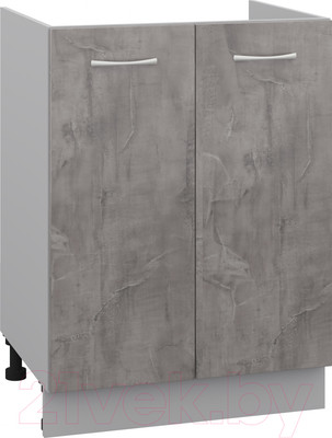 Шкаф под мойку Кортекс-мебель Корнелия Лира НШ60м (оникс)