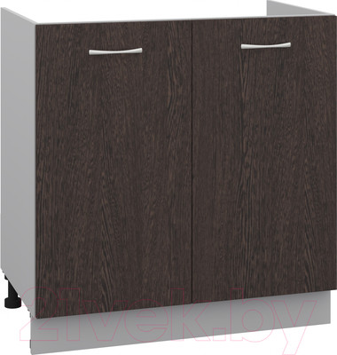 Шкаф под мойку Кортекс-мебель Корнелия Лира НШ80м (венге)