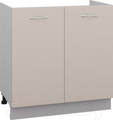 Шкаф под мойку Кортекс-мебель Корнелия Лира НШ80м (капучино)