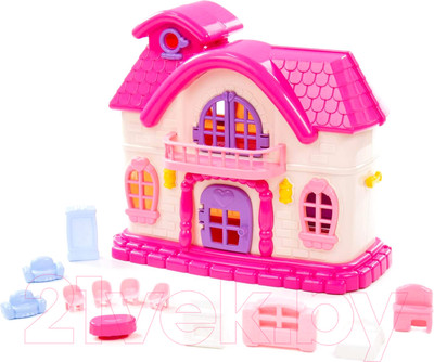 Кукольный домик Полесье Сказка с набором мебели / 78261