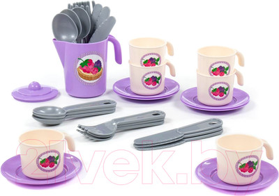 Набор игрушечной посуды Полесье Анюта / 80080