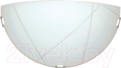 Бра Элетех Контур 300/2 НББ 21-60 М19 (матовый белый/кл.штамп металлик)