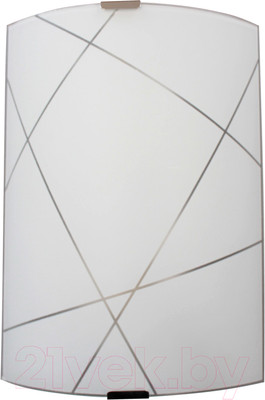 Светильник Элетех Контур 210x290 НББ 21-60 М21  (матовый белый/кл.штамп металлик)