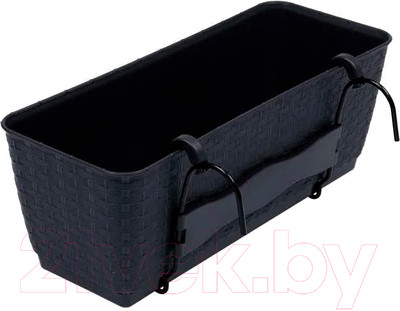 Кашпо Prosperplast Ratolla 400 DRL400PW-S433 (графит)