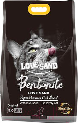 Наполнитель для туалета Love Sand без аромата / LS-001 (5л)