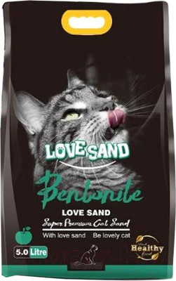 Наполнитель для туалета Love Sand Яблоко / LS-011 (5л)