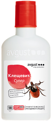 Концентрат от насекомых Avgust Клещевит Супер (100мл)