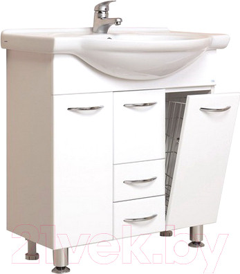 Тумба с умывальником Onika Моника 75.17 (107502 + 1WH110259)