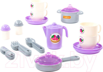 Набор игрушечной посуды Полесье Хозяюшка / 80134 (на 4 персоны)
