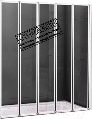 Стеклянная шторка для ванны Cezares Relax-V-5-120/140-P-Bi-R