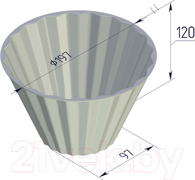 Форма для выпечки Спика Кексница 197 / 22708