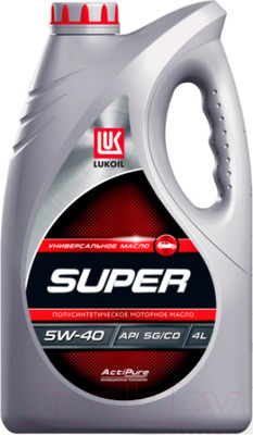 Моторное масло Лукойл Супер 5W40 SG/CD / 19442 (4л)
