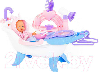 Пупс с аксессуарами Полесье Набор для купания кукол №2 / 83432