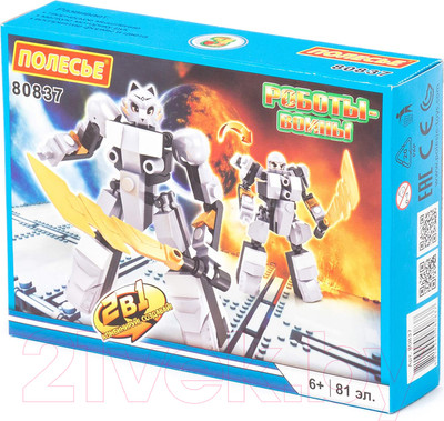 Конструктор Полесье Классик Роботы-воины-1.3 / 80837