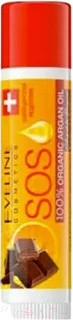 Бальзам для губ Eveline Cosmetics 100% Organic Argan Oil SOS Сhocolate Passion (4.5г)