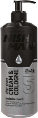 Крем после бритья NishMan 05 After Shave Cream Cologne Invisible Touch 2 in 1 (200мл)