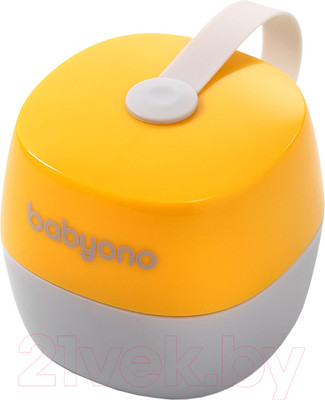 Контейнер для пустышки BabyOno Natural Nursing 535/03 (желтый)