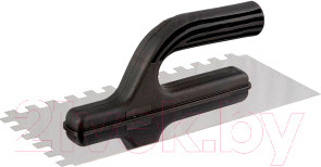 Гладилка Inter-S Нержавеющая 12x28см / 040142 (зуб 8x8мм)