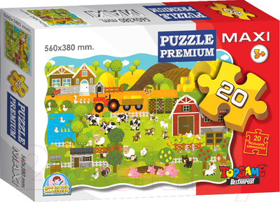 Пазл Topgame Макси Веселая ферма / 01632