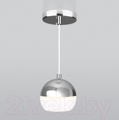 Потолочный светильник Elektrostandard DLS023 9W 4200K (белый/хром)