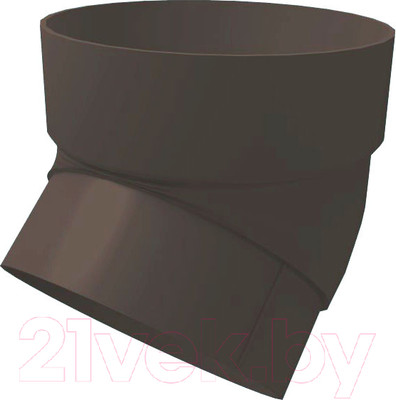 Колено трубы водосточной Grand Line ПВХ 45 градусов (графит)