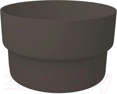 Муфта водосточная Grand Line Line ПВХ (графит)