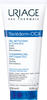 Гель для душа Uriage Cu-Zn против раздражений (200мл)