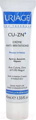 Крем для тела Uriage Cu-Zn против раздражений (40мл)