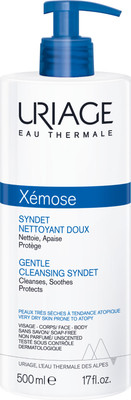 Гель для душа Uriage Xemose мягкий (500мл)