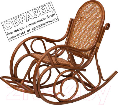 Кресло-качалка Мир Ротанга 05/10В (коньяк)