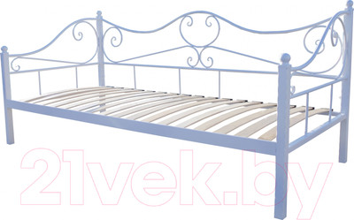 Кровать-тахта Князев Мебель Валенсия ВАЯ.90.200.С (серый муар)