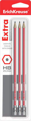Набор простых карандашей Erich Krause Extra HB / 43573