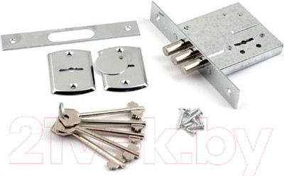 Замок врезной Avers R12/S6-CR