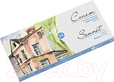 Акварельные краски Сонет 3541139 (24шт)