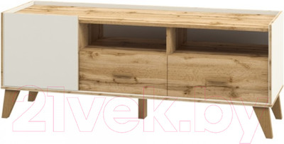 Тумба Мебель-Неман Сканди МН-036-03 (дуб вотан/белый)