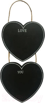 Доска для рисования No Brand 2 сердца / 3529