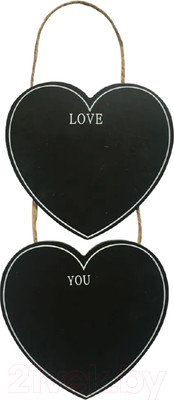 Доска для рисования No Brand 2 сердца / 3530