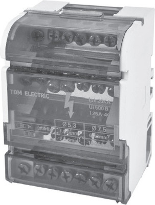 Распределительный блок на DIN-рейку TDM SQ0823-0015