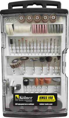 Набор насадок для гравера Kolner KMGS 198