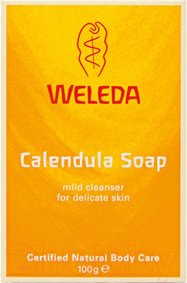 Мыло твердое Weleda Растительное с календулой и лекарственными травами (100г)