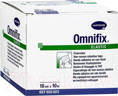 Лейкопластырь Omnifix Elastic нетканый 10x1000