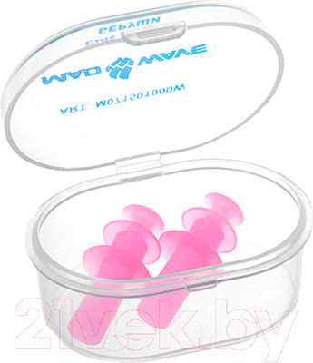 Беруши для плавания Mad Wave Плунжерные (розовый)