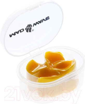 Беруши для плавания Mad Wave Силиконовые (желтый)