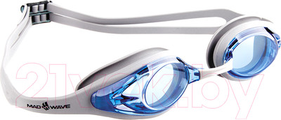 Очки для плавания Mad Wave Alligator (серый)