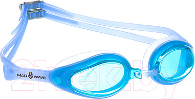 Очки для плавания Mad Wave Vanish (голубой)