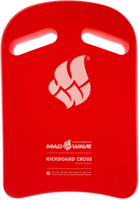 Доска для плавания Mad Wave Cross (красный)