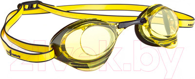 Очки для плавания Mad Wave Turbo Racer II (желтый)