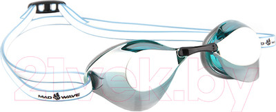 Очки для плавания Mad Wave Turbo Racer II Mirror (зеленый)